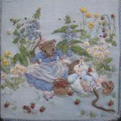 Picking Wild Strawberries by Catherine Howell Picking Wild Strawberries by Catherine Howell