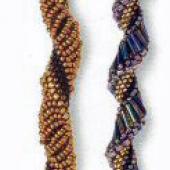 Dutch Spiral Bracelet & Earrings - Patterns by Jill Oxton