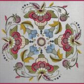 Jacobean Kit 24 by Hazel Blomkamp - Print/Special Threads/Beads