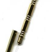 Needle Threader & Case - Plain Brass