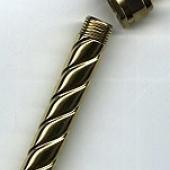 Needle Case - Spiral Brass Needle Case - Spiral Brass