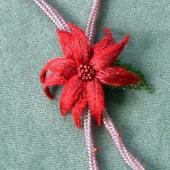 Poinsettia Necklace with Bets Maas Poinsettia Necklace with Bets Maas