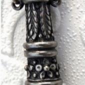 Rococco Pewter Needlecase Rococco Pewter Needlecase