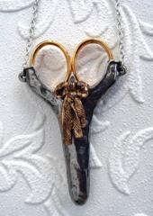 Please click on image to view larger image and more details Vintage Needlework tools and Chatelaines available from Australian Needle Arts